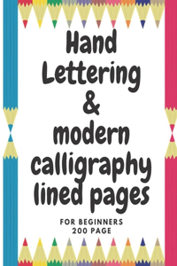 hand lettering & modren calliagraphy