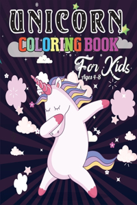 Unicorn Coloring Book for Kids Ages 4-8