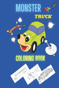 Monster Truck Coloring Book
