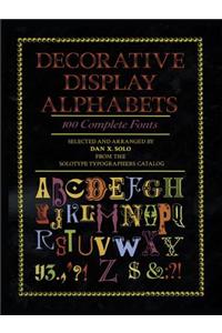 Decorative Display Alphabets
