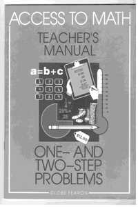 Access to Math: One and Two Step Problems Trm 96c.