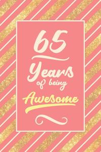 65th Birthday Journal