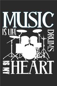 Music is Life Drums is My Heart