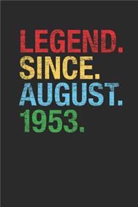 Legend Since August 1953