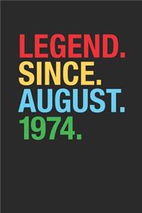 Legend Since August 1974