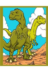 Scary Dinosaur Notebook