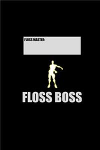 Floss Boss Lined Notebook: Perfect for School and Home Work