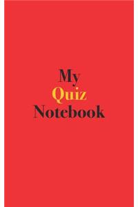 My Quiz Notebook