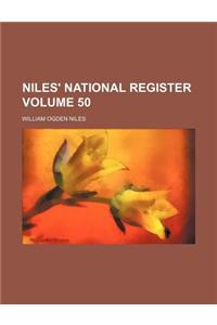 Niles' National Register Volume 50
