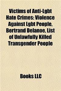 Victims of Anti-Lgbt Hate Crimes