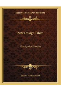 New Dosage Tables