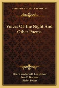 Voices of the Night and Other Poems