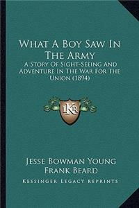 What A Boy Saw In The Army