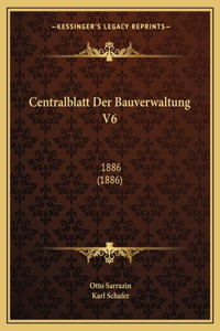 Centralblatt Der Bauverwaltung V6