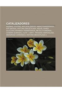 Catalizadores: Enzimas, Platino, Biocatalizador, Aminotransferasa, Atp Sintasa, Histona Deacetilasa, Niquel Raney, Glucosilceramida T