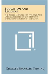 Education and Religion