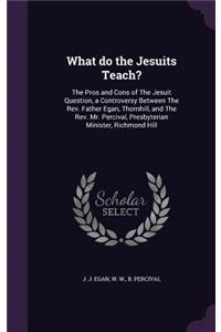 What Do the Jesuits Teach?