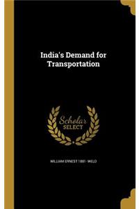 India's Demand for Transportation