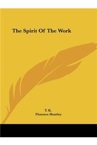 Spirit of the Work