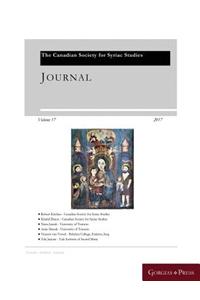 Journal of the Canadian Society for Syriac Studies 17