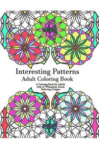 Interesting Patterns Adult Coloring Book