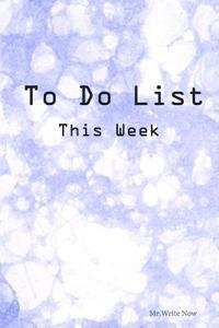 To Do List This Week Notebook 120 Pages 6 X 9