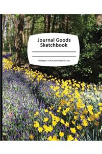 Journal Goods Sketchbook - Flower Road