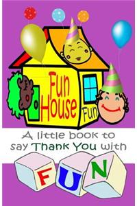 little book to say thank you with fun