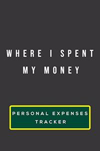 Where i spent my money personal expenses tracker