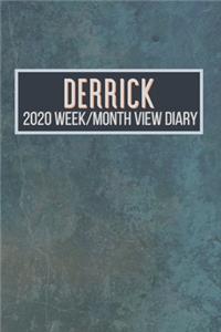DERRICK 2020 Week/Month View Diary