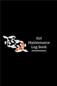 Koi Maintenance Log Book
