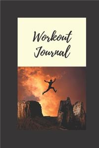 Workout Journal / Fitness Log Book / Exercise Gym Planner, Diary ( 6 x 9, 100 pages, softcover )