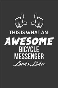 This Is What An Awesome Bicycle Messenger Looks Like Notebook