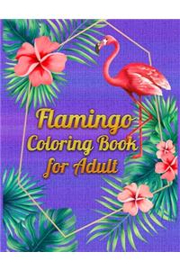 Flamingo Coloring Book for Adult