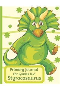 Primary Journal For Grades K-2 Styracosaurus