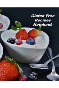 Gluten Free Recipes Notebook