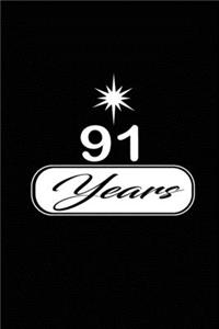 91 years