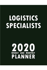 Logistics Specialists 2020 Weekly and Monthly Planner