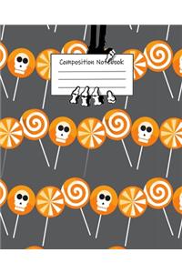 Halloween Abstract Pattern Volume 12 Wide Ruled Journal