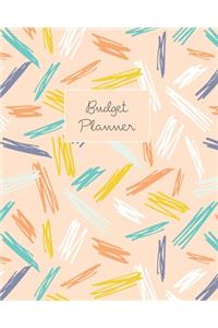 Budget Planner: Monthly Budget Journal, Weekly Expense Tracker, Bill Organizer, Finance Planner, Undated (Start Anytime) Colorful Abstract Strokes