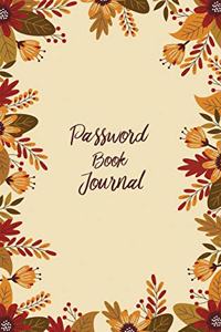 Password Book Journal