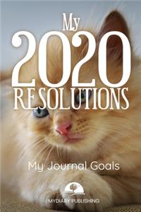 2020 New Year Resolution Book Journal - Workbook for Goal Setting and Motivational - 52 pages - 6