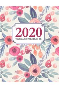 2020 Yearly and Monthly Planner
