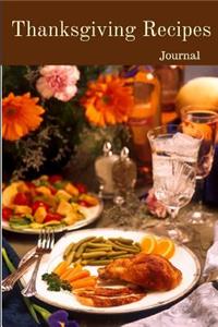 Thanksgiving Recipes Journal