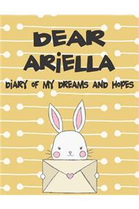 Dear Ariella, Diary of My Dreams and Hopes