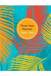Three Year Planner 2019 - 2021 Ares