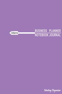 Business Planner Notebook Journal