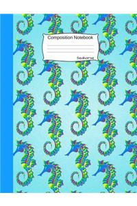 Seahorse Composition Notebook