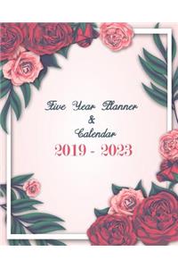 2019-2023 Five Year Planner and Calendar