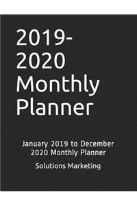 2019-2020 Monthly Planner
